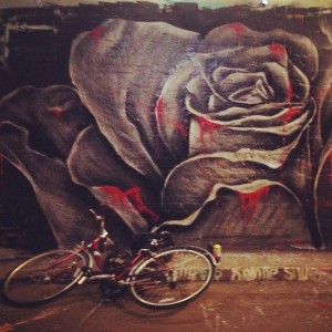 Graffiti and bike